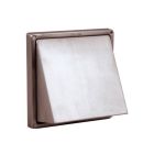 Nedco RVS Gevelklep met terugslagklep Ø 125 mm - 626.032.11