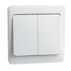 Peha Schakelwip serie wit - dubbel - D80.645WW