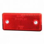 WAS Reflector rood - 96x42 mm - opschroefbaar + zelfklevend