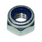 Borgmoer DIN985 met nylon ring - RVS A2