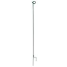 Koltec Afrastering Krulstaart paal - Ø8 x 105 cm - metaal - groen - 162-80106