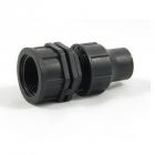 Druppelslang puntstuk - Ø16 mm x 3/4" binnendraad - zwart