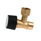 Bonfix 70422 Hoekstopkraan 3/8" x 12 mm - vernikkeld - 1x soldeer