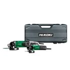 Hikoki G23SW2CPZ Combiset Haakse slijpmachine G23SW2 + G13SR4 - Ø230 + Ø125 mm - koffer
