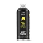 MTN WEPRO Metallic spuitlak - zwart - 400 ml