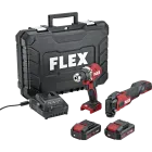 Flex DD LD+MT 18-ECTC/2.5 Set Accu boor-schroefmachine + accu multitool - 18V - koffer - 532843