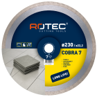 Rotec COBRA 7 Diamantzaagblad t.b.v. tegels - Ø230x22,2 mm - 700.2303