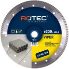 Rotec VIPER Diamantzaagblad t.b.v. natuursteen - turbo fine cut