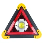 Höfftech LED waarschuwingslamp driehoek - 5 watt - solar, oplaadbaar