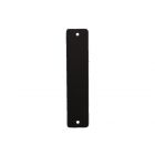 Dulimex Kortschild geheel blind - type 180/41 - geperst aluminium zwart - KS GB BE
