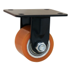 Novio serie 29-26 Bokwiel met plaatbevestiging - Ø75 mm - kogellager - PU/TPU - 329.076.266.000