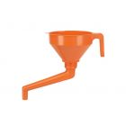 Pressol HDPE combitrechter met zeef Ø160 mm - 1,2 liter - oranje - 02 562