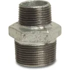 Profec Verloopnippel nr.245 - gietijezer gegalvaniseerd - 25 bar - buitendraad x buitendraad