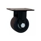 Novio serie 33-26 Bokwiel met plaatbevestiging - Ø75 mm - kogellager - kunststof - 333.066.266.000
