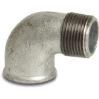 Profec Knie 90° nr.92 - gietijzer gegalvaniseerd - 25 bar - binnendraad x buitendraad