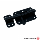 Waelbers Plaatgrendel 14-90x65 mm - zwart - 105327.05