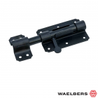 Waelbers Plaatgrendel 80 mm - zwart - 105317.05