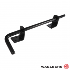 Waelbers Grondgrendel 400 mm - zwart - 1357.42