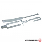 Waelbers Veersluiting 3 delen - grijs - 64 mm - staal - 147353.75