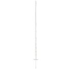 Koltec Afrastering paal - 154 cm - kunststof wit - 10 stuks - 162-80327-10