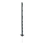 Koltec Afrastering paal - 105 cm - kunststof zwart - 10 stuks - 162-80337-10