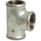 Profec T-stuk 90° nr. 130 - gietijzer gegalvaniseerd - 25 bar - 3x binnendraad