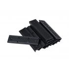 Mac Lean Glasblokjes - 4/8 mm - zwart - 10 stuks - 2400009