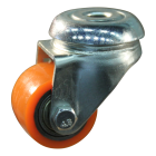 Novio serie 28-23 Zwenkwiel geremd met boutgat bevestiging - Ø50 mm - kogellager - PU/TPU - 228.056.230.025