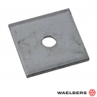 Waelbers Volgplaat M16 60x60x5 mm - staal - blauw verzinkt - 310091.13