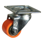Novio serie 28-32 Zwenkwiel met plaatbevestiging - Ø35 mm - kogellager - PU/TPE - 228.036.236.025