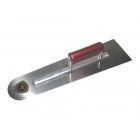 Schwan 400250 Vloerspaan rond model - 80x110x500 mm - gehard staal - houten handvat