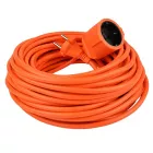 VB verlengsnoer 20 meter 2x1,5 mm² - H05VV-F - oranje