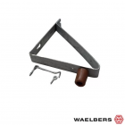 Waelbers Deurvanger 90° - 260x260x330 mm - grijs - staal - 414303.01