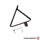 Waelbers Deurvanger 55° - 280x245x240 mm - zwart - staal - 414317.01