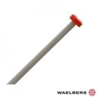 Waelbers Vlaggenstok met oranje knop - hout - 200 cm - 418902.01