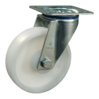 Novio serie 34-15 Zwenkwiel met plaatbevestiging - Ø125 mm - rollager - kunststof - 234.122.156.035