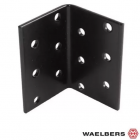 Waelbers Verbindingshoek 80x80x80 mm - staal - zwart - 448477.11