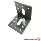 Waelbers Hoekanker met ril - 60x60x57x2 mm - staal verzinkt - 481324.13