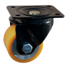 Novio serie 29-26 Zwenkwiel met plaatbevestiging - Ø75 mm - kogellager - PU/TPU - 229.076.266.000