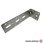 Waelbers Hoekanker met ril - 60x180x60 mm - staal verzinkt - 490284.11
