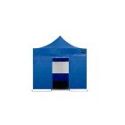 Grizzly GO-WORK Doorwerktent zijwand met ingang - 3 meter - blauw - GOWZ3IB