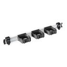 Toolflex One Aluminium rail met 3 gereedschapshouders - 540 mm - Ø15-35 mm - zwart