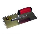 Schwan 5204518 Plakspaan 2-zijdig getand 8 mm - 280x130 mm - RVS - comfort grip