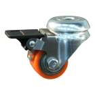 Novio serie 28-23 Zwenkwiel geremd met boutgat bevestiging - Ø35 mm - kogellager - PU/TPU - 228.036.230.625