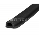 Ellen Zelfklevende tochtband - kier 3-5 mm - 7,5 meter - zwart - 600304050