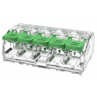 Conex Transparante universele lasklem 5-polig - massief/soepel 0,2-4 mm² - 25 stuks - CH 1405