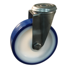 Novio serie 27-30 Zwenkwiel met boutgat - Ø125 mm - glijlager - PU/TPU - 227.101.300.001
