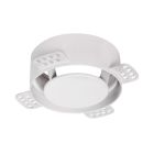 NoShow Instucbaar ventiel - rond - Ø100 mm - toevoer/afvoer - wit 