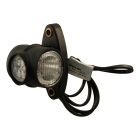 Aspöck Contourlamp Superpoint directe montage - rood / wit / oranje - 1m