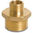 Profec 245 Verloopnippel - 3/8" x 1/4" buitendraad - messing - 25 bar